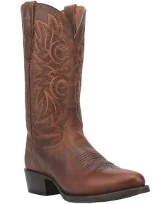 Dan Post Mens Cottonwood Embroidered Round Toe Casual Boots Mid Calf - Brown