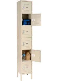 Global Industrial Capital 6-Tier 6 Door Box Locker