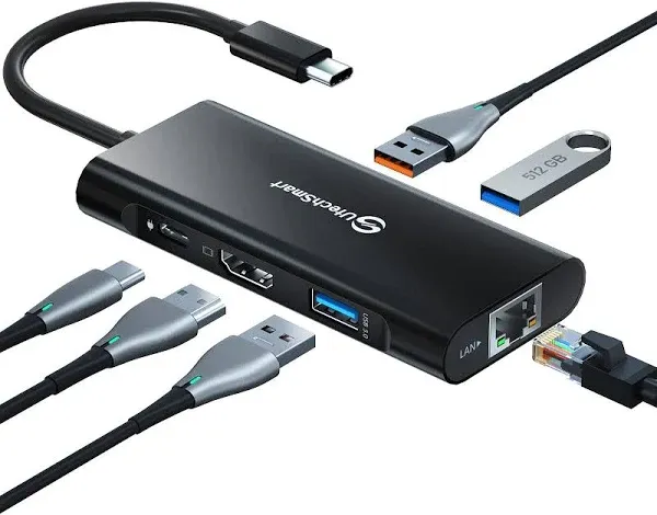 UtechSmart 6 in 1 USB C Hub HDMI Adapter