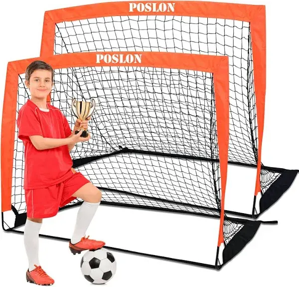 Soccer Goal Kids Soccer Net Set Carry Bag for Games and Training for Backyard for Kids and Teens