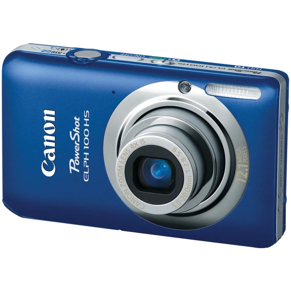 Canon PowerShot ELPH 100 HS / IXUS 115 HS 12.1MP Digital Camera Silver No Flash