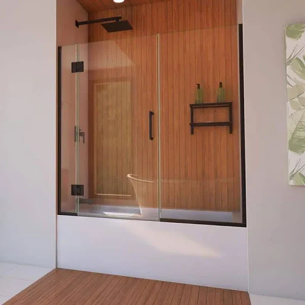 DreamLine Unidoor-X Hinged Frameless Tub Door