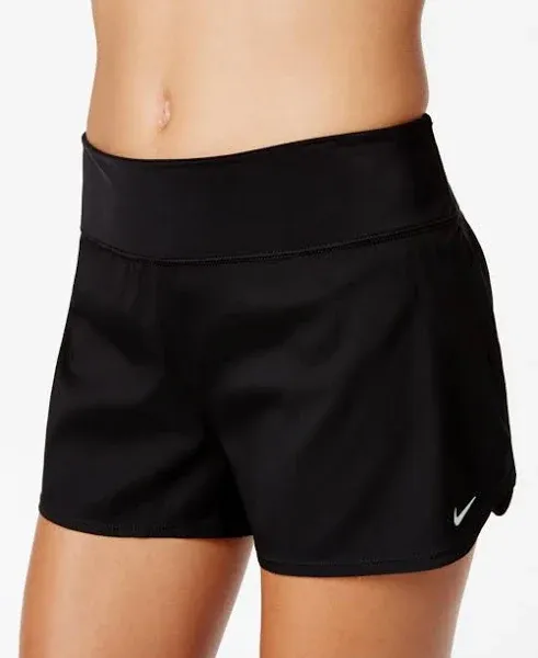 Nike Women&#x27;s Active Board Shorts Swim Cover-Up (XL, Black)