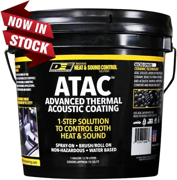 Design Engineering - ATAC Advanced Thermal Acoustic Coating - 1 Gallon |...