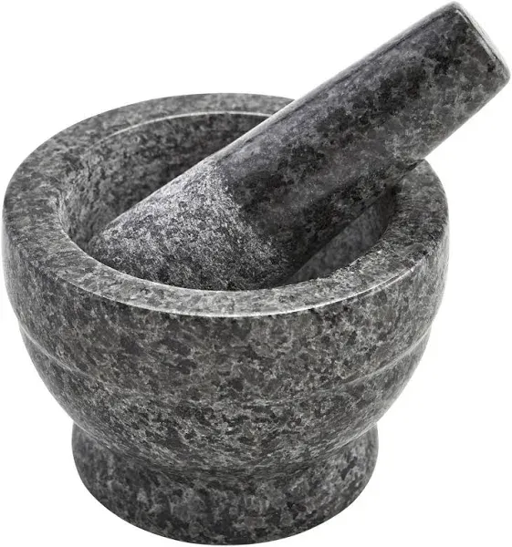 Imusa USA Small Polished Mortar and Pestle MEXI-2027