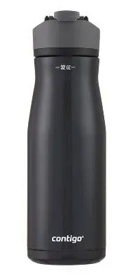 Contigo Cortland Chill 2.0 32oz Stainless Steel Water Bottle with Autoseal Lid Licorice