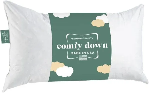 ComfyDown 95% Feather 5% Down, Rectangle Decorative Pillow Insert, Sham STUFFER. - 16" x 22"