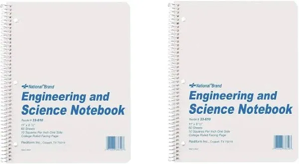 National Engineering and Science Notebook