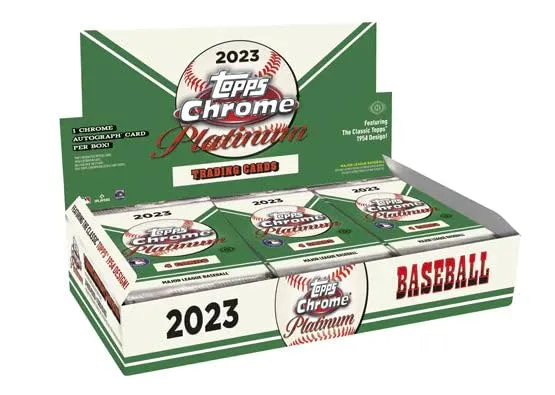 2023 Topps Chrome Platinum Factory Sealed Hobby Box