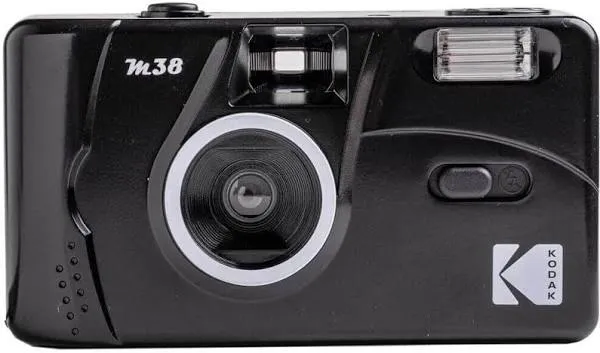 Kodak M38 35mm Film Camera - Focus Free, Powerful Built-in Flash, Easy to Use (Grapefruit)