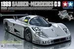 Tamiya 24359-000 Vehicle 24359 1:24 Clean Mercedes C9 1989 Faithful Replica, Model Building, Plastic Kit, Crafts, Hobby, Model Kit, Assembly, Unpainted