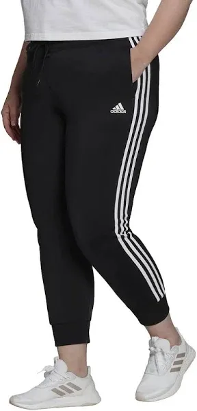 Adidas Women's Essentials Warm-Up Tapered 3-Stripes Track Pants