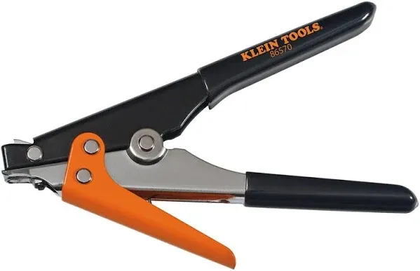 Klein Tools 86570 Nylon Tie Tensioning Tool with Automatic Excess Cut Off