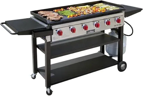 Camp Chef 6-Burner Flat Top Grill and Griddle FTG900