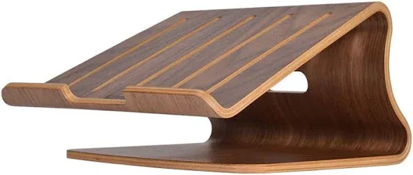 SAMDI Wood Laptop Stand for Desk,Laptop Holder Stand,Wooden Cooling Computer ...