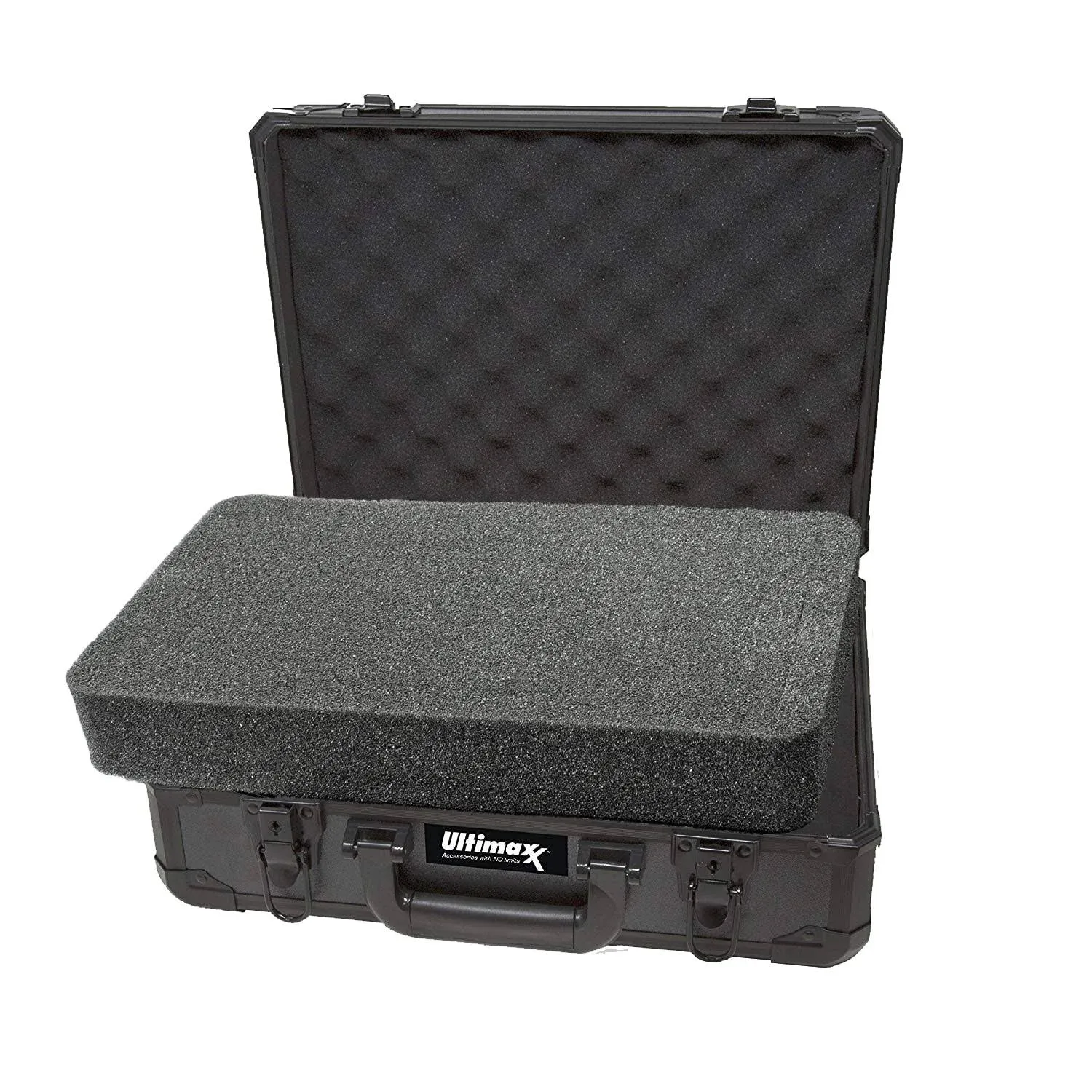 Ultimaxx Aluminum-Framed Lockable Hard Gadget Case - for Use with Cameras, Drones, Surveying Equipment, Fishing Gear, Diving Equipment and So Much