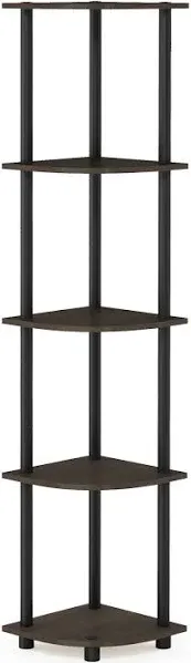 Furinno Turn-N-Tube 5 Tier Corner Display Rack Multipurpose Shelving Unit