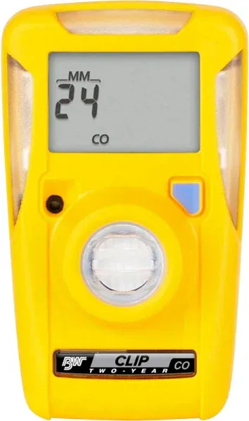 BW Technologies Corded Electric BWC2-H BW Clip Single Gas H2S Monitor, 10/15 (1 Pack)