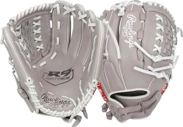 R9SB120FS-18G-<wbr/>RightHandThrow Rawlings R9 Fastpitch Softball Glove 12 Inch Finger