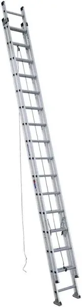 Werner D1532-2 Extension Ladder, Aluminum, 32 ft, iA