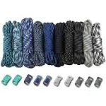 Paracord Planet 550lb Type III Paracord Combo Crafting Kits with Buckles