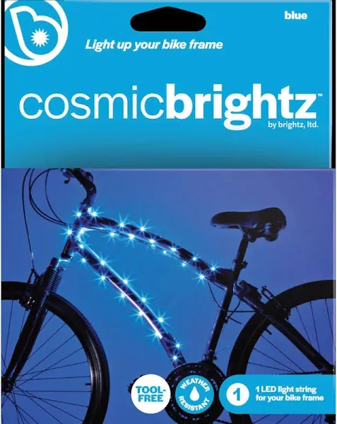 Brightz CosmicBrightz LED Bike Frame Rope Light Borealis Blue