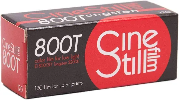 CineStill 800Tungsten High Speed Color Film