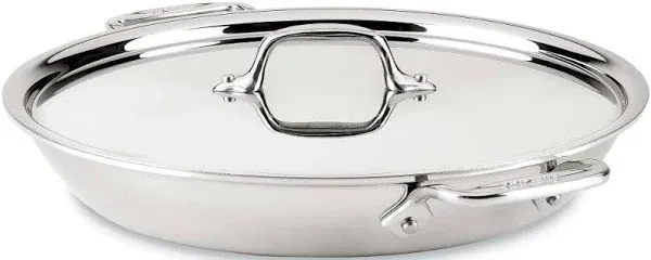 All-clad D3 Stainless 3-ply Bonded 3-Qt Universal Pan NO LID (Demo)