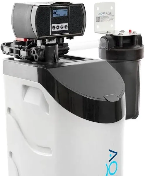 Aquasure Harmony Lite All-in-One Water Softener Triple Pre-Filter 32000 Grain