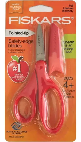 Fiskars Pointed Tip Kids Scissors