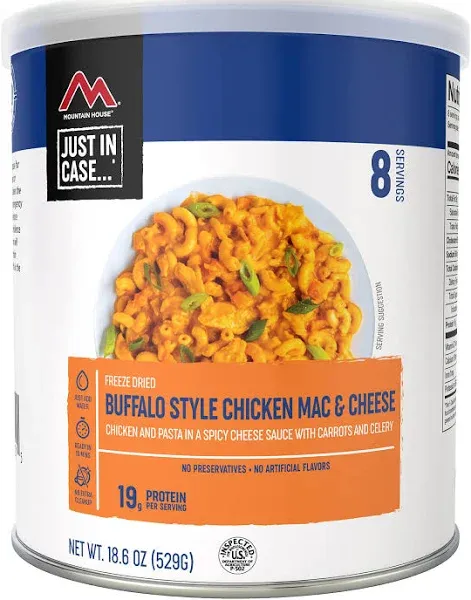 Buffalo Style Chicken Mac &amp; Cheese 10 Can Freeze-Dried Survival &amp; Emergency Food