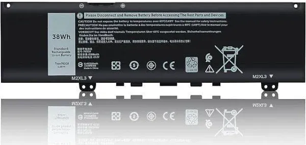 F62G0 Replacement Battery for Dell Inspiron 13 7000 7373 7386 2-in-1 7370 738...