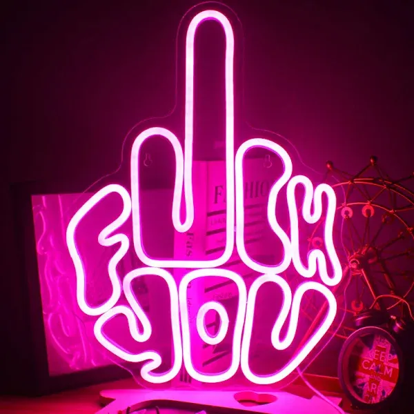 Faxfsign Letters Gesture Neon Signs