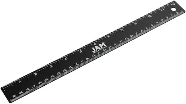 Jam Paper Stainless Steel Ruler