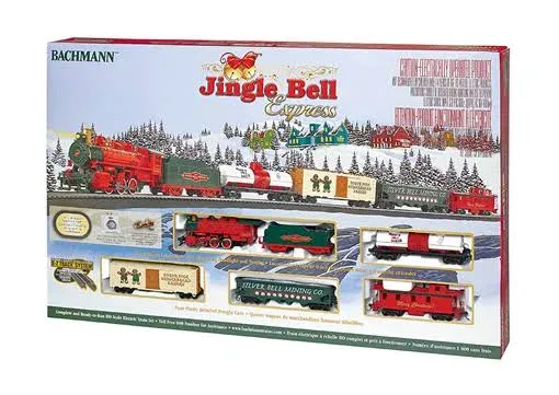 Bachmann Trains - Jingle Bell Express Ready To Run Electric Train Set - HO...