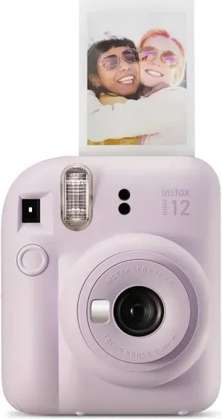 Fujifilm Instax Mini 12 Instant Film Camera, Pastel Blue