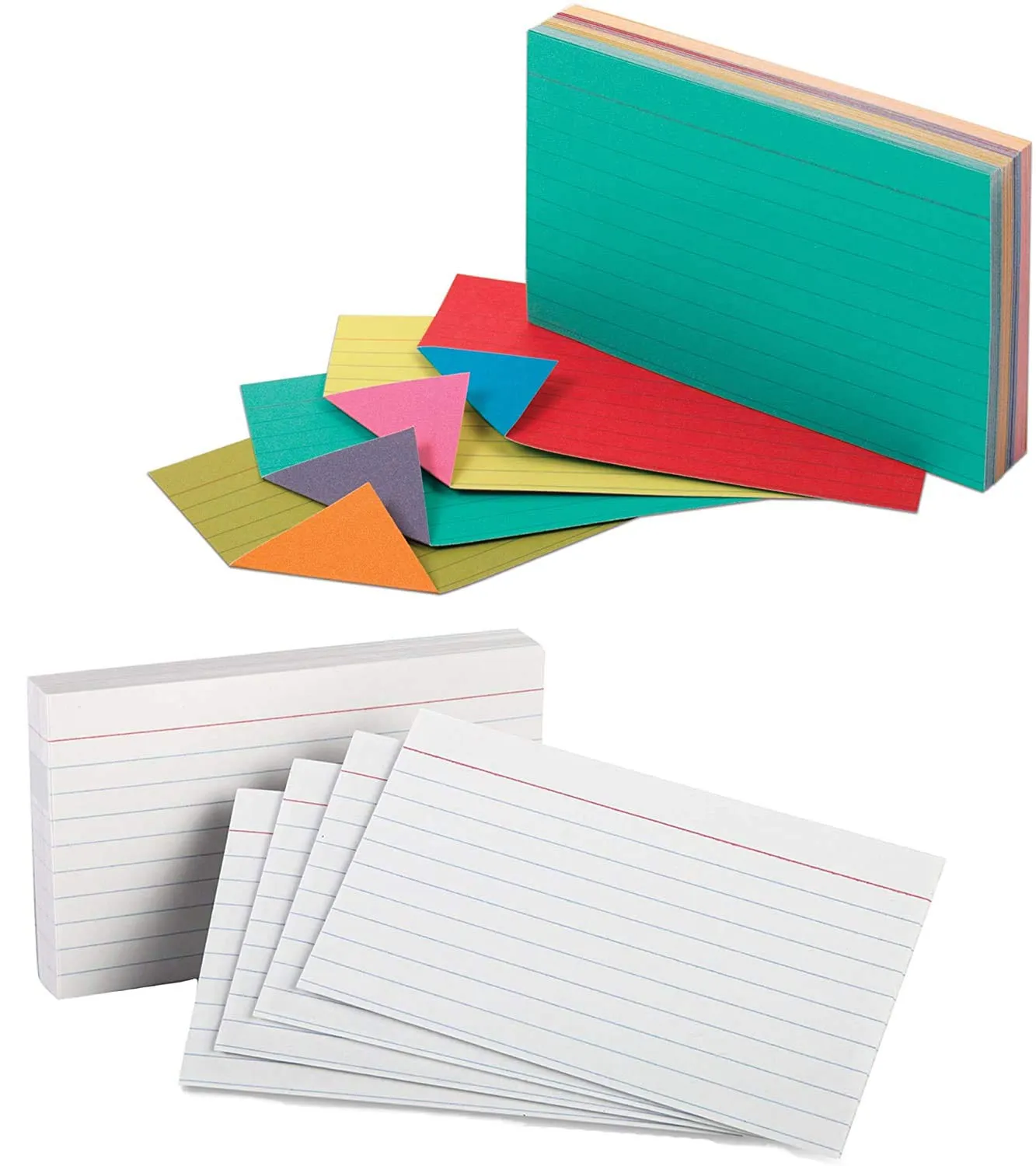 Oxford Extreme Index Cards, Assorted - 100 count