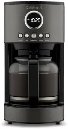 Cuisinart 12 Cup Stainless Steel Coffee Maker Black