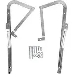 7BLACKSMITHS BL323 Attic Ladder Spreader Hinge Arms Replacement Kit for Werner 55-1 2006 and Older - (Pair)