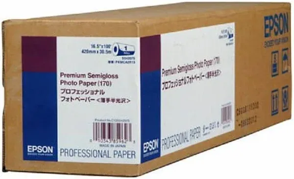 Epson Premium Semigloss Photo Paper Roll