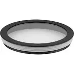 Progress Lighting Cylinder Lens Collection Black 6 inch Round Cylinder Cover (P860046-031)