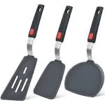 Beijiyi Silicone Spatula Turner Set of 3