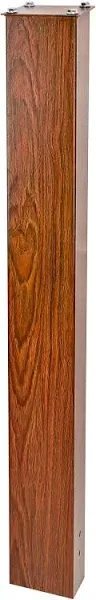 Mail Boss Mailbox Posts 4&#034;Dx43&#034;Hx4&#034;W Decorative In-Ground Steel Wood Grain