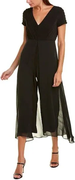 Adrianna Papell womens Pintucked Jersey Jumpsuit