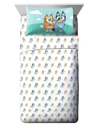 Jay Franco Bluey & Bingo Full Size Sheet Set