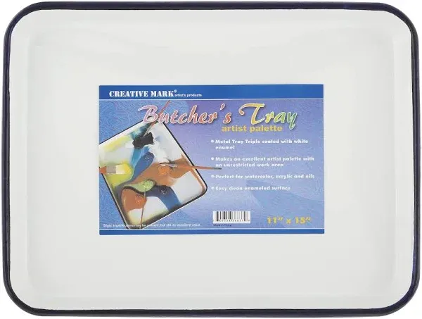 Creative Mark Butcher’s Tray Artist Paint Palette - 7.5” x 11”. New (other)