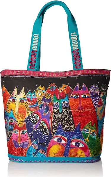 Laurel Burch Fantasticats Shoulder Tote