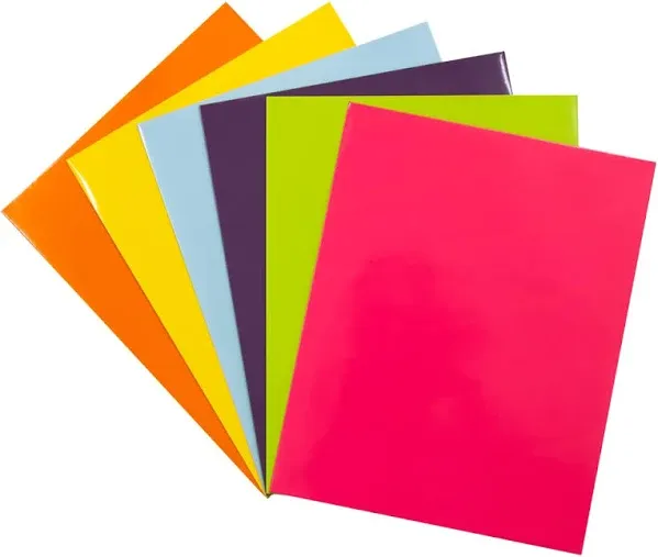 Jam Paper Glossy 2-Pocket Presentation Folders