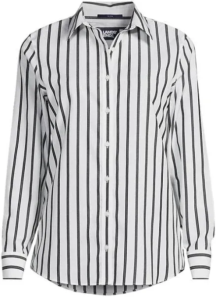 Lands' End Women's Pinwale Cord Long Sleeve Shirt