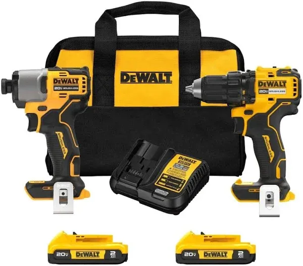 DeWalt Tools DCK227D2 - 20V Max Brushless Cordless Drill/Driver + Impact Driver